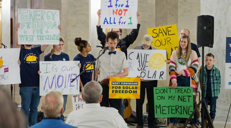 Rally for Solar. Charleston, WV