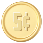 5¢ coin